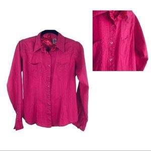 4/$45 | TWENTY X | Pink Button Up Shirt | Small